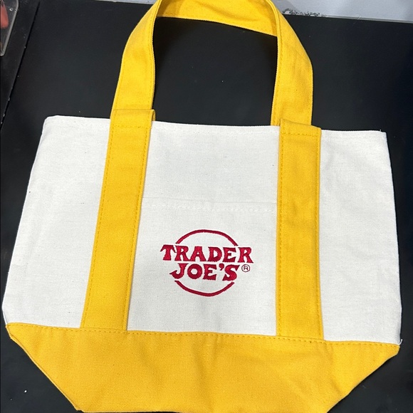 Trader Joe's Mini Canvas Tote Bag - Picture 7 of 8